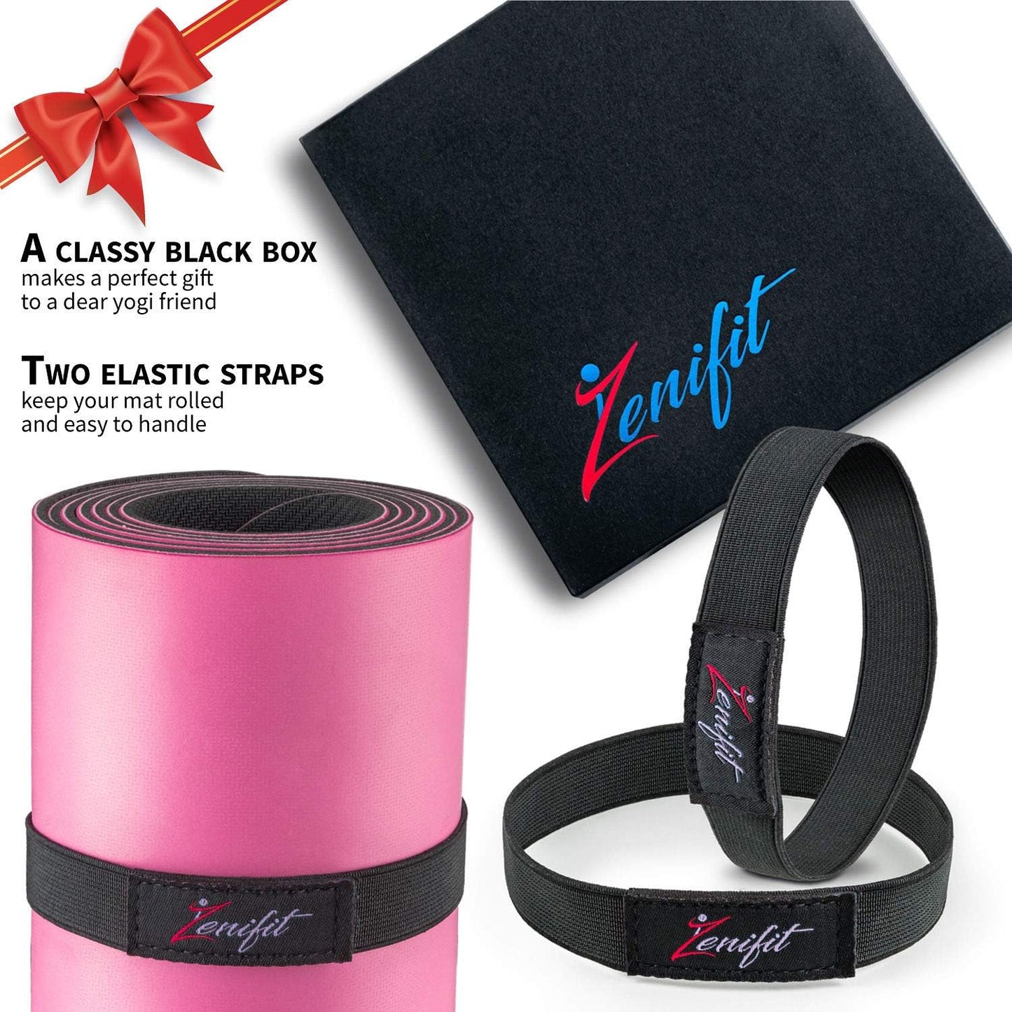 yoga mat straps and gift box